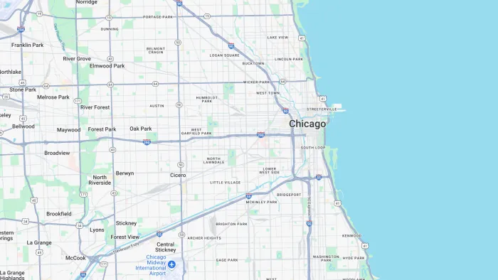 Chicago Map Chicago Map